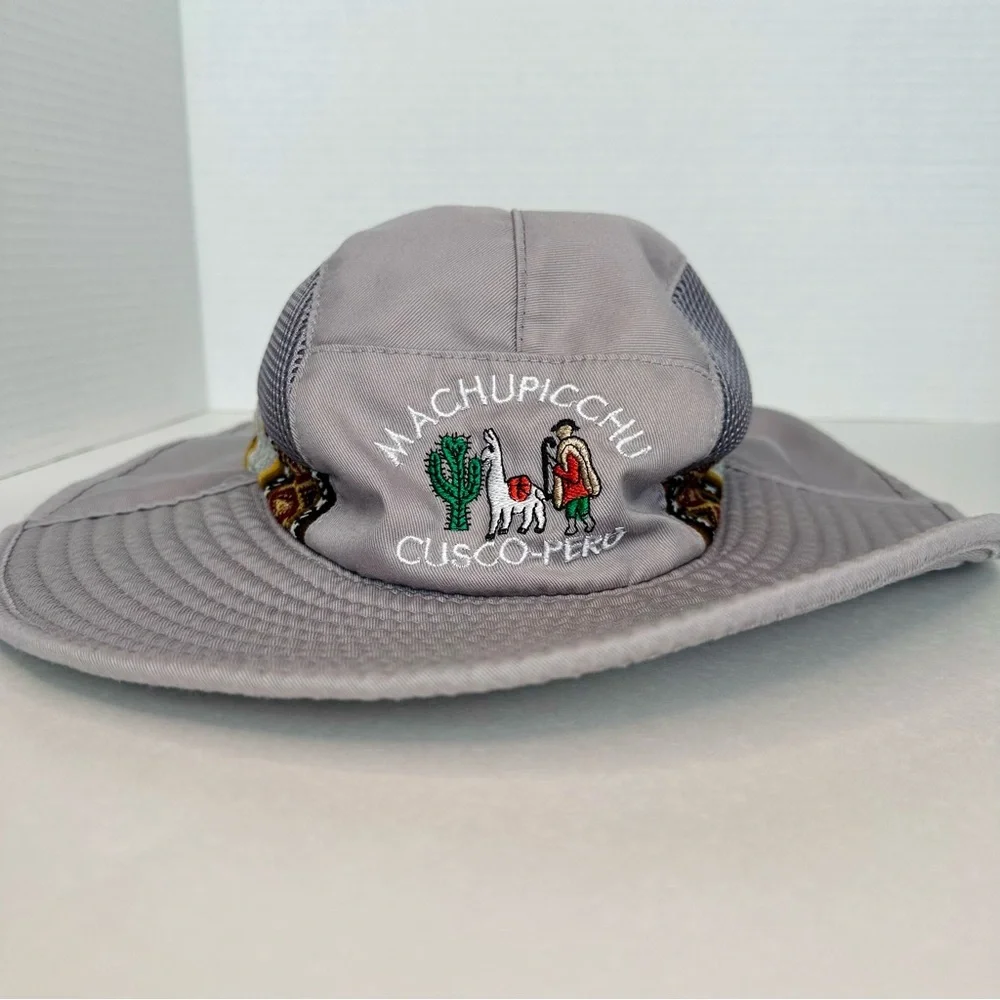 Macupicchu Cusco-Peru Wide Rim Travel Hat - Picture 2 of 7